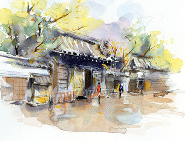 徳川園山門 のコピー